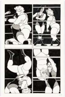 Jaime Hernandez | Whoa, Nellie! #3 Story Page 3 Xo and Katy Hawk Original Art (Fantagraphics, 1996).... | Heritage