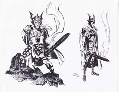 Bruce Timm - Elric Illustration Original Art (2020). | ... | Heritage