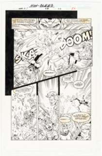 John Royle and Bambos Georgiou - What If...? #66 Story Page 23 Original Art (Marvel, 1994)....