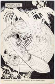 James Sherman | Silver Surfer #39 Splash Page 22 Original Art (Marvel, 1990). | Heritage