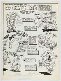 Marc Hansen | Ralph Snart Adventures #5 Complete 1-Page Story "Do the Snart" Original Art (Now, 1989). | Heritage