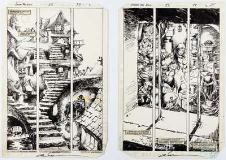 Marc Silvestri And Geof Isherwood | Conan the King #23 Story Pages 33-34 Original Art (Marvel, 1984). (Total: 2 Original Art) | Heritage