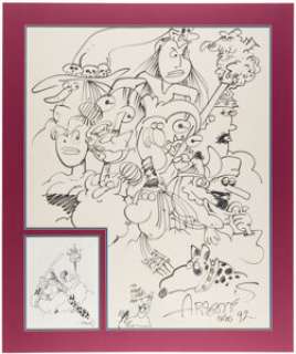 Sergio Aragonés - Groo the Wanderer Sketches Original Art Group of 2 (1992). | Heritage