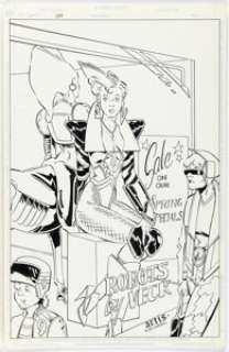 Tom Artis and Sam de la Rosa 2000 A. D. Showcase #54 Cover Original Art (Fleetway/Quality, 1990).