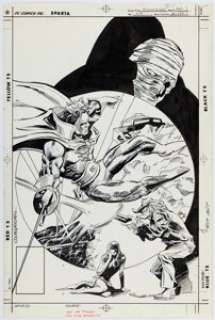 Gene Colan and Steve Mitchell Silverblade #2 Cover Original Art (DC, 1987). (Total: 2 Items) | Heritage
