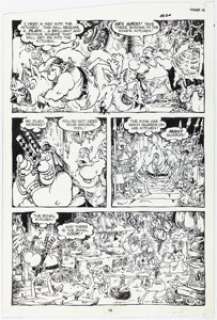 Sergio Aragonés Groo the Wanderer #28 Story Page 16 Original Art (Marvel, 1987). | Heritage
