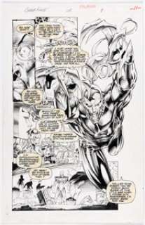 Marc Silvestri, Scott Williams, and others Cyberforce #2 Story Page 11 Original Art (Image, 1994).