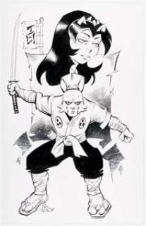 Dan Parsons The Sakai Project: Artists Celebrate Thirty Years of Usagi Yojimbo Illustration Original Art (Dark Horse, 2014).