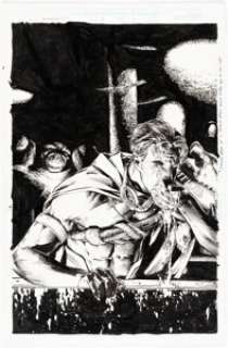 Gene Ha and Andrew Pepoy Askani‘son #2 Splash Page 1 Original Art (Marvel, 1996).