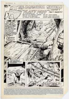 Dick Ayers and Tony DeZuñiga The Mighty Crusaders #6 Story Page 1 Original Art (Archie, 1984). | Heritage