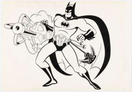 Carmine Infantino and Mike DeCarlo Rapid Attack Batman Toy Packaging Illustration Original Art (DC/Kenner, 1994). | Heritage