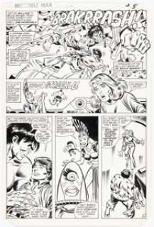 Sal Buscema and Joe Sinnott The Incredible Hulk #276 Story Page 4 Original Art (Marvel, 1982). | Heritage
