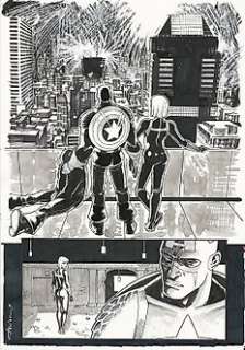 Black Widow # 1 - original art half splash page by Flaviano Armentaro - EO - (2019) | Catawiki