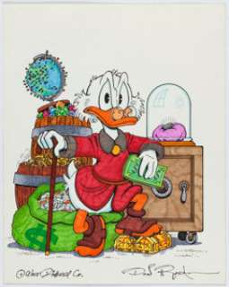 Don Rosa - Uncle Scrooge Specialty Illustration Original Art (undated). | Heritage
