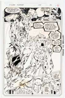 Tom Grindberg and Bill Anderson Silver Surfer #109 Story Page 16 Original Art (Marvel, 1995).