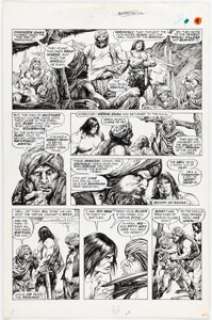 John Buscema and Alfredo Alcala The Savage Sword of Conan #17 Story Page 4 Original Art (Marvel, 1977). | Heritage