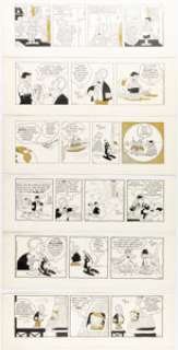 Bill Yates Professor Phumble Daily Comic Strips Original Art Group of 6 (King Features Syndicate, 1965). (Total: 6 Original Art) | Heritage