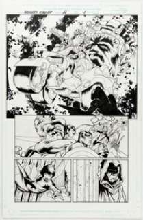 Carlos Pacheco and Jesus Merino Avengers Forever #11 Story Page 1 Original Art (Marvel, 1999). | Heritage