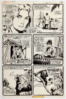 John Buscema Tarzan #2 Story Page 6 Original Art (Marvel, 1977). | Heritage