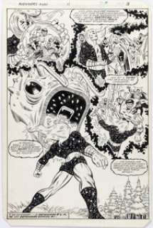 Al Milgrom and Jack Abel Avengers Annual #11 Splash Page 3 Original Art (Marvel, 1982). | Heritage