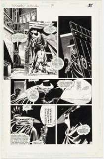 Eduardo Barreto The Shadow Strikes #9 Story Page 21 Original Art (DC, 1990). | Heritage