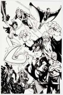 Andy MacDonald - Starman and Friends Illustration Original Art (undated).