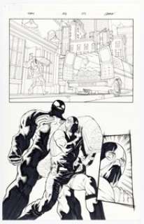 Javier Garrón Venom #161 Story Page 5 Original Art (Marvel, 2018).