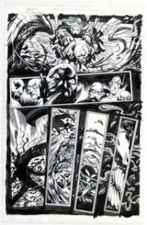 Ted Halsted and Scott Koblish Venom: The Hunger #4 Story Page 13 Original Art (Marvel, 1996).