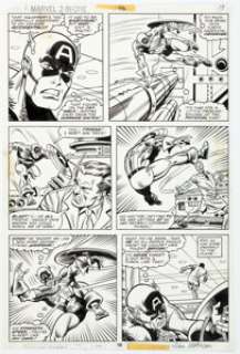 Sal Buscema and Sam Grainger Marvel Two-in-One #42 Captain America Story Page 11 Original Art (Marvel, 1978). | Heritage