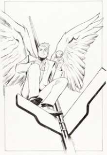 Lee Garbett Lucifer #1 Variant Cover Original Art (DC, 2016).