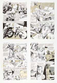 Gray Morrow Black Hood #1 Story Pages 8-18 Original Art (Archie, 1983). (Total: 11 Original Art) | Heritage