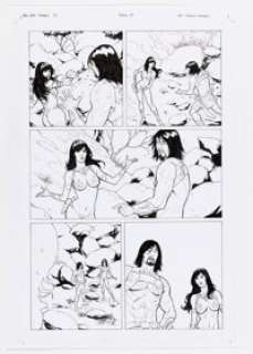 Carlos Rafael Warlord of Mars: Dejah Thoris #11 Story Page 11 Original Art (Dynamite Entertainment, 2012).