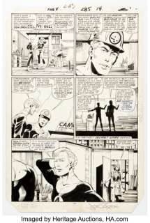 John Byrne and Al Gordon Fantastic Four #285 Story Page 11 Original Art (Marvel, 1985). | Heritage