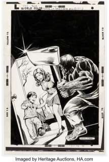 Michael Netzer (as Mike Nasser) and Bob Wiacek Tomb of Darkness #22 Unused Cover Original Art (Marvel, 1976). | Heritage