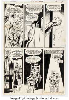 Irv Novick and Dick Giordano Batman #252 Story Page 10 Original Art (DC, 1973). | Heritage