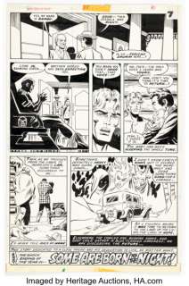 Don Perlin Werewolf by Night #38 Brother Voodoo Story Page 17 Original Art (Marvel, 1976).