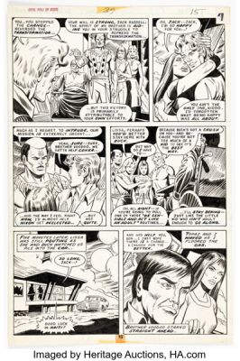 Don Perlin Werewolf by Night #39 Brother Voodoo Story Page 9 Original Art (Marvel, 1976).