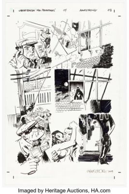 Jason Armstrong Lobster Johnson: The Iron Prometheus #4 Story Page 3 Original Art (Dark Horse, 2007).