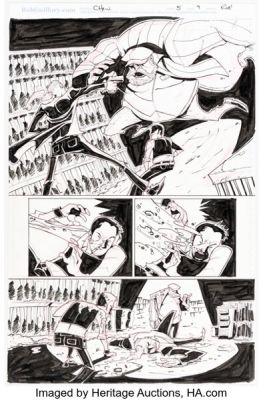 Rob Guillory Chew #5 Story Page 9 Original Art (Image, 2009).