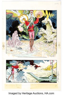 P. Craig Russell Epic Illustrated #3 Elric "The Dreaming City (Part 1)" Story Page 11 Original Art (Marvel/Epic, 1980). | Heritage