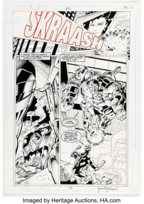 Darryl Banks and Romeo Tanghal Green Lantern #62 Story Page 12 Original Art (DC, 1995).