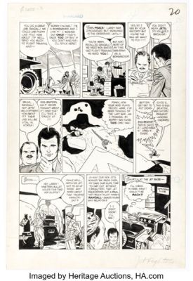 Alex Toth and Mike Peppe Jet Fighters #5 Story Page 3 Original Art (Pines, 1952). | Heritage