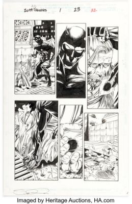 Dale Eaglesham and Scott Koblish 2099 A.D. Genesis #1 Eric Nelson as Daredevil 2099 First Appearance Issue Story Page 23 Original Art (Marvel, 1996). | Heritage