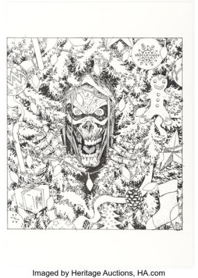 Guillem March Creepshow: Holiday Special 2023 Cover Original Art (Image, 2023).