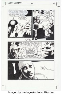 Richard Corben Aliens: Alchemy #2 Story Page 17 Original Art (Dark Horse, 1997). | Heritage
