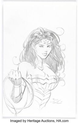 David Finch - Wonder Woman Specialty Illustration Original Art (2012). | Heritage