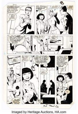 Alan Davis Batman and the Outsiders #28 Story Page 7 Original Art (DC, 1985). | Heritage