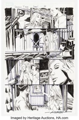 Mitch Breitweiser Uncanny X-Men Annual #2 Emma Frost and Namor Story Page 33 Original Art (Marvel, 2009). | Heritage