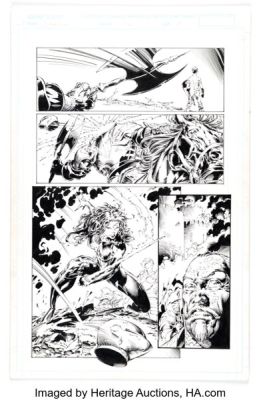 Marc Silvestri, Matt Banning (as Batt), and others Cyberforce #13 Story Page 7 Original Art (Image, 1995). | Heritage