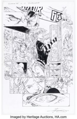 Brett Booth and Adelso Corona Bloodshot #5 Story Page 13 Original Art (Valiant, 2020). | Heritage